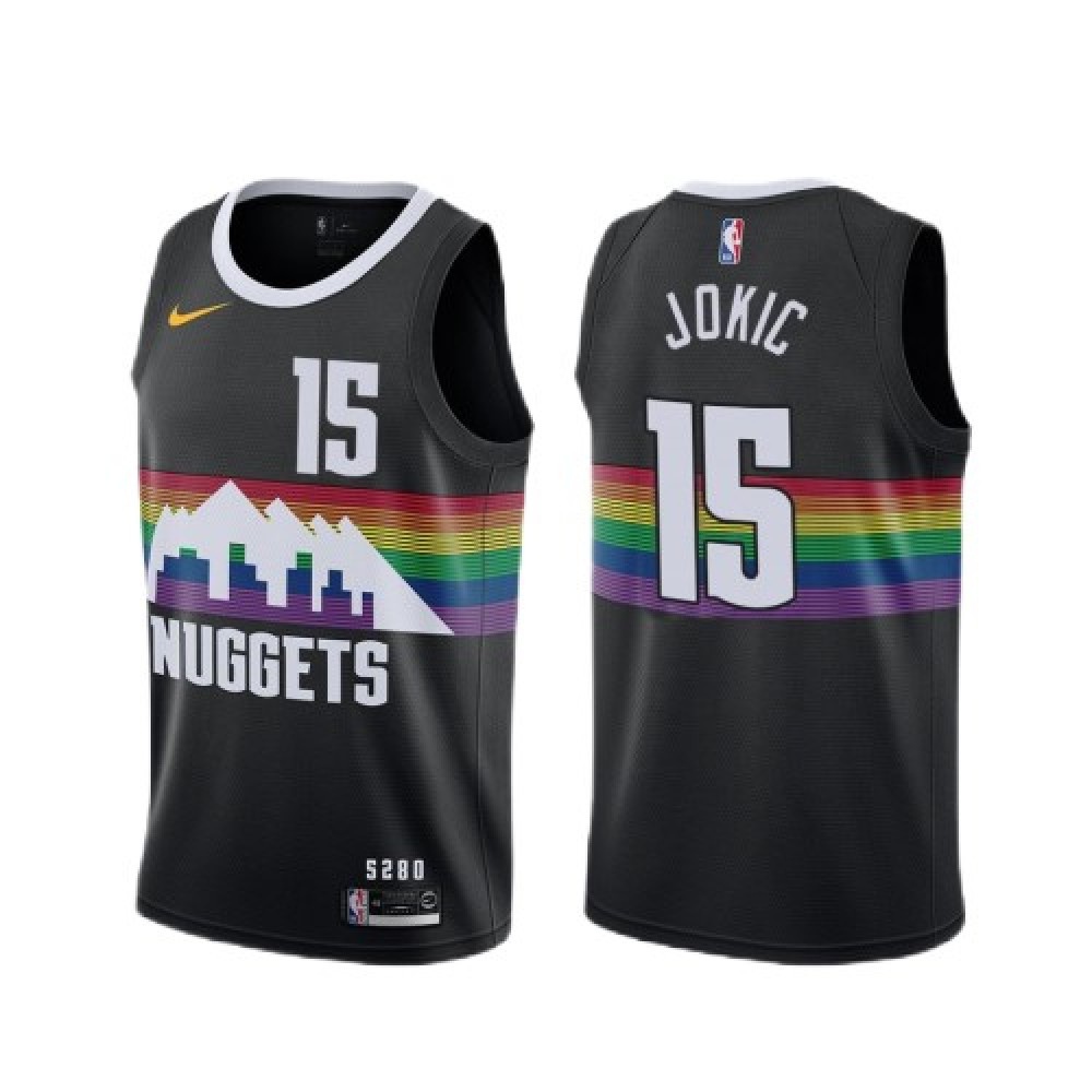 Men's Denver Nuggets Nikola Jokic #15 Black Swingman Player Jersey – City Edition-Pro Kit Vault | Brand New 26/27 Sports Jerseys